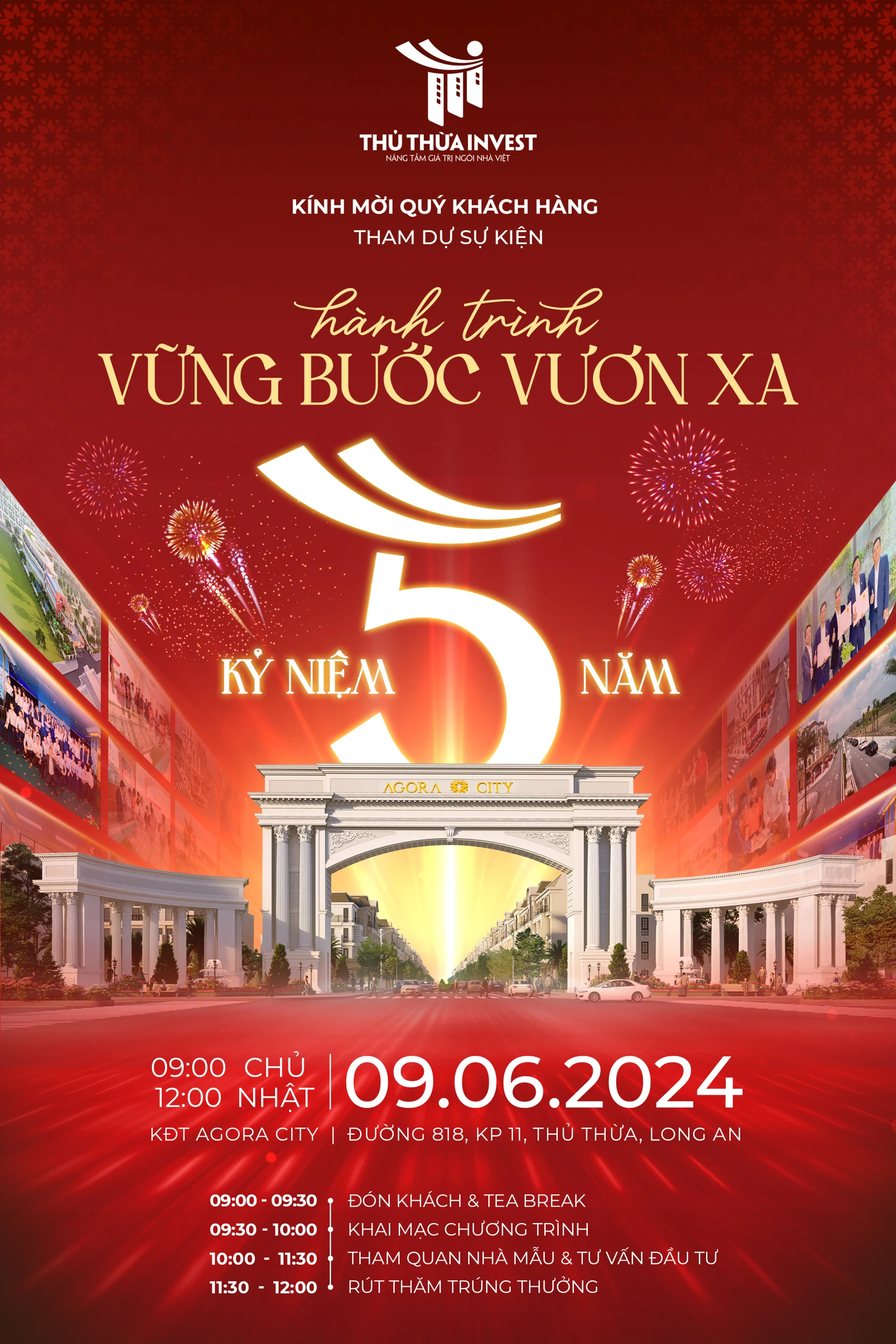 Invitation for the anniversary event