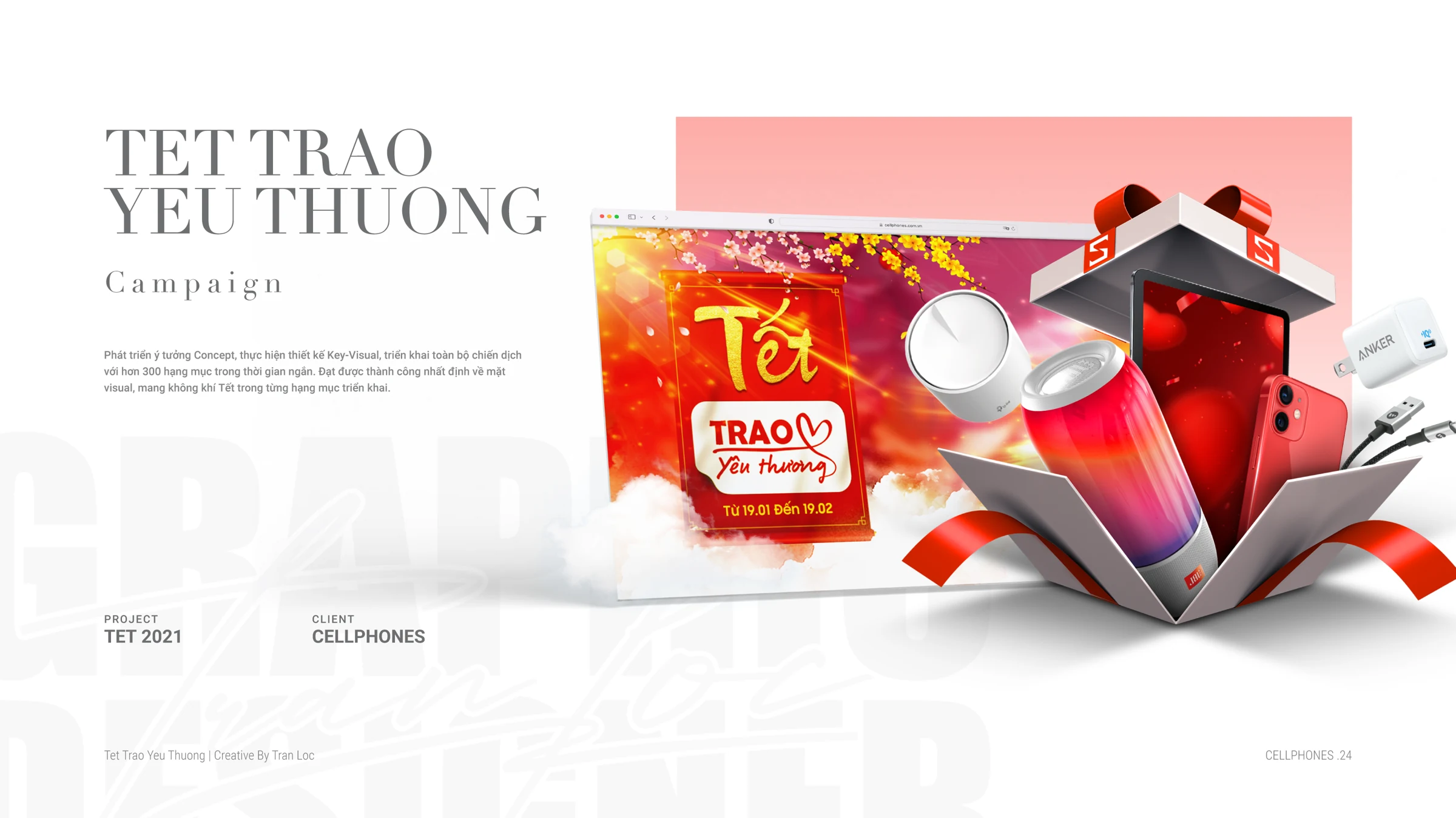 Tet campaign key visual design