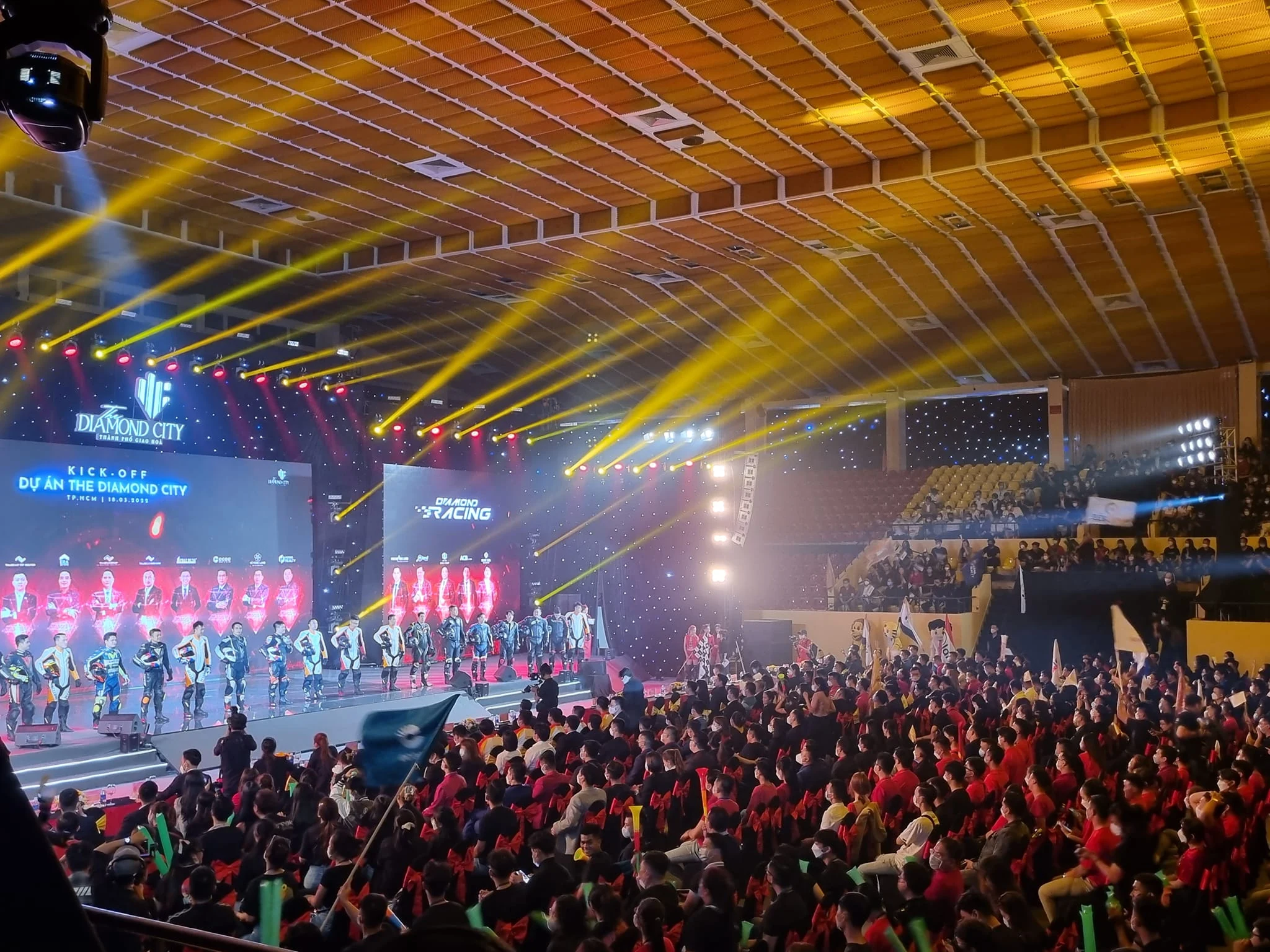 Wide view of event stage