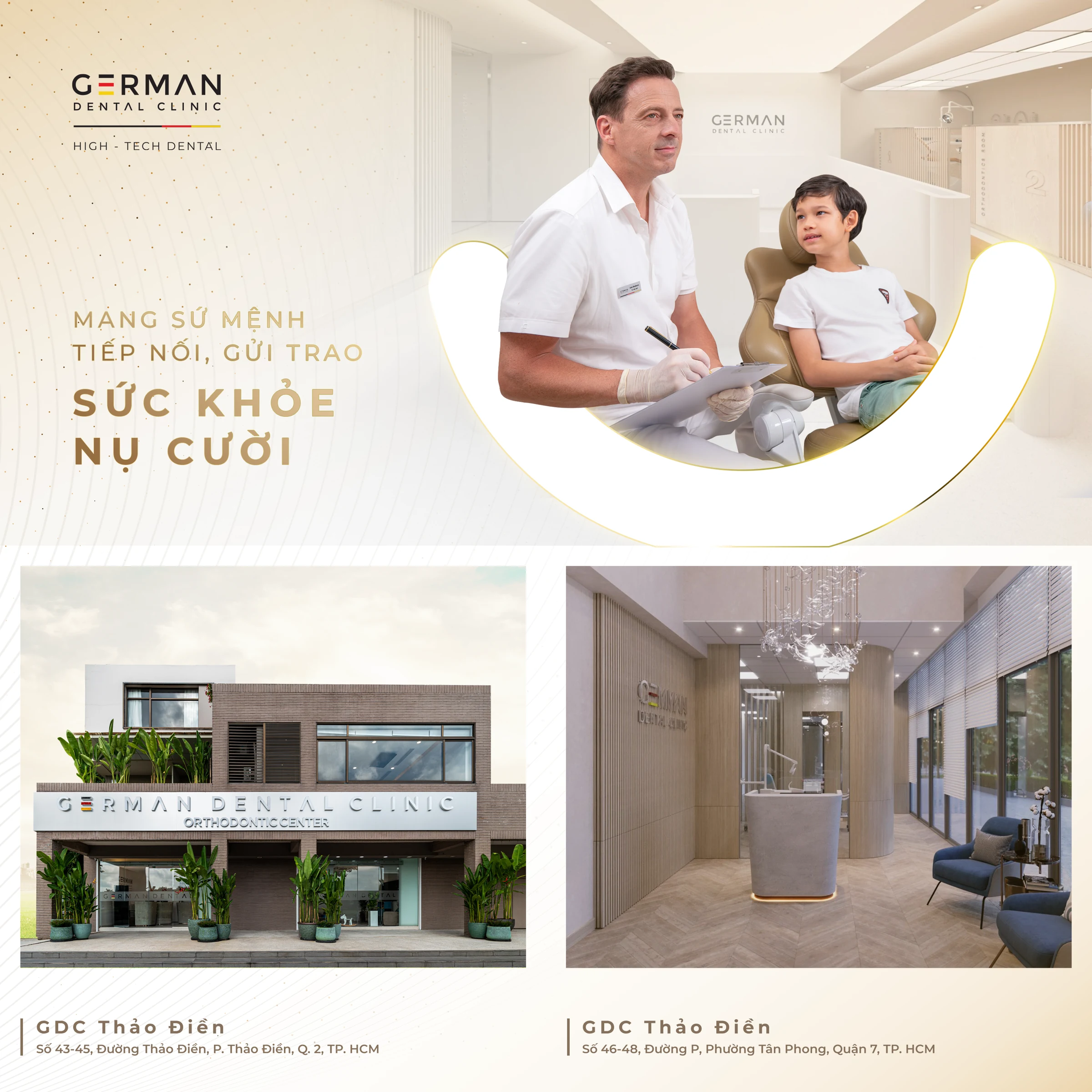 Clinic introduction social post design
