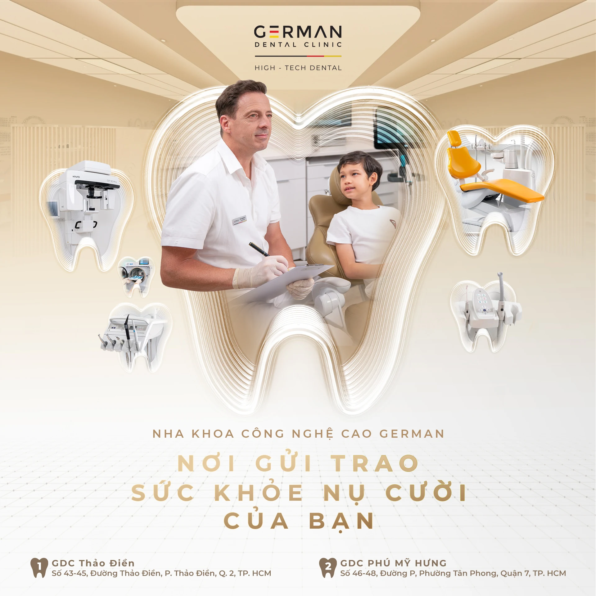 Dental clinic service poster design