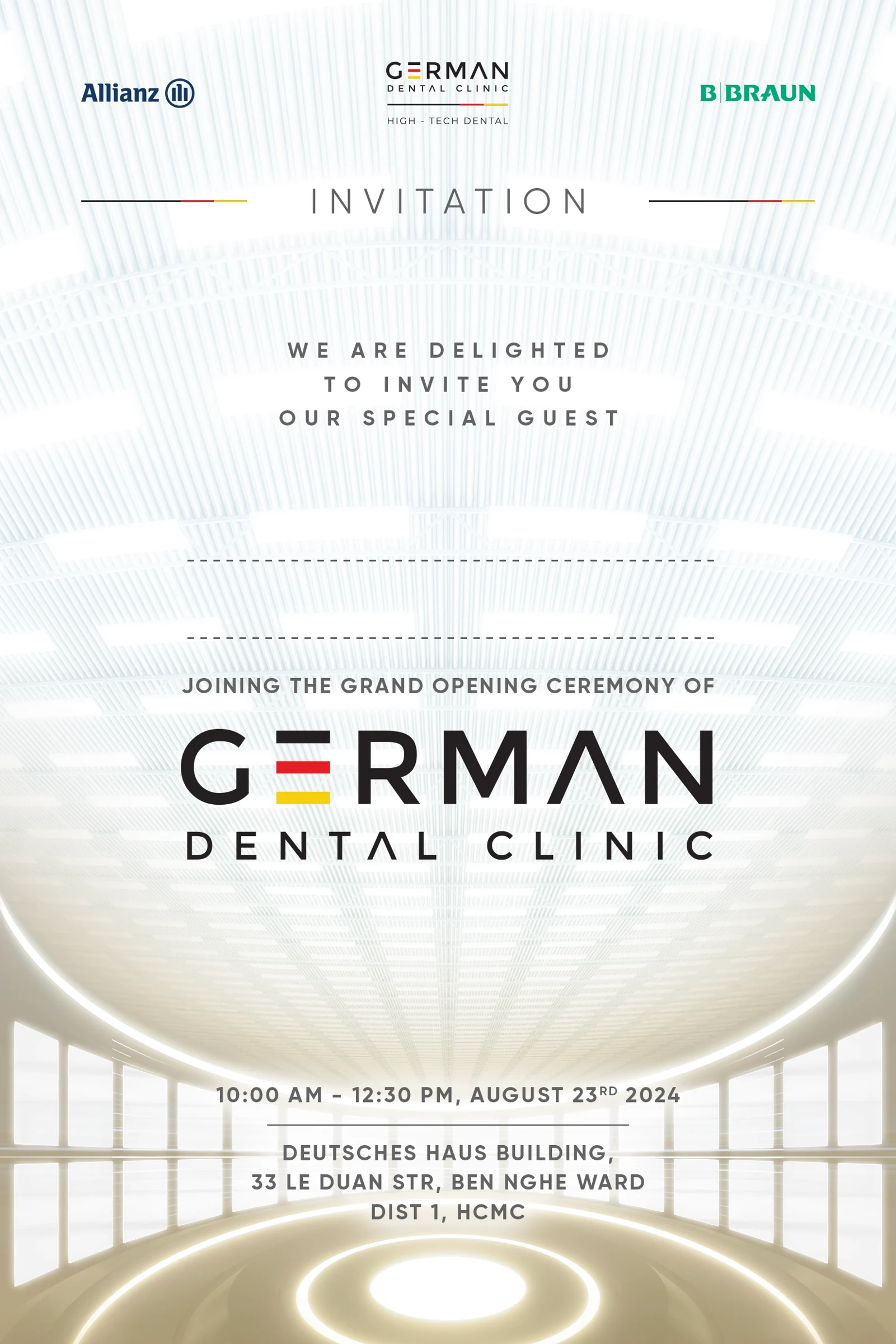 Invitation for the special event