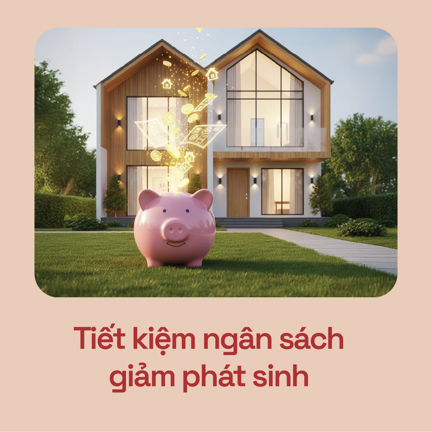 Budget planning social poster design