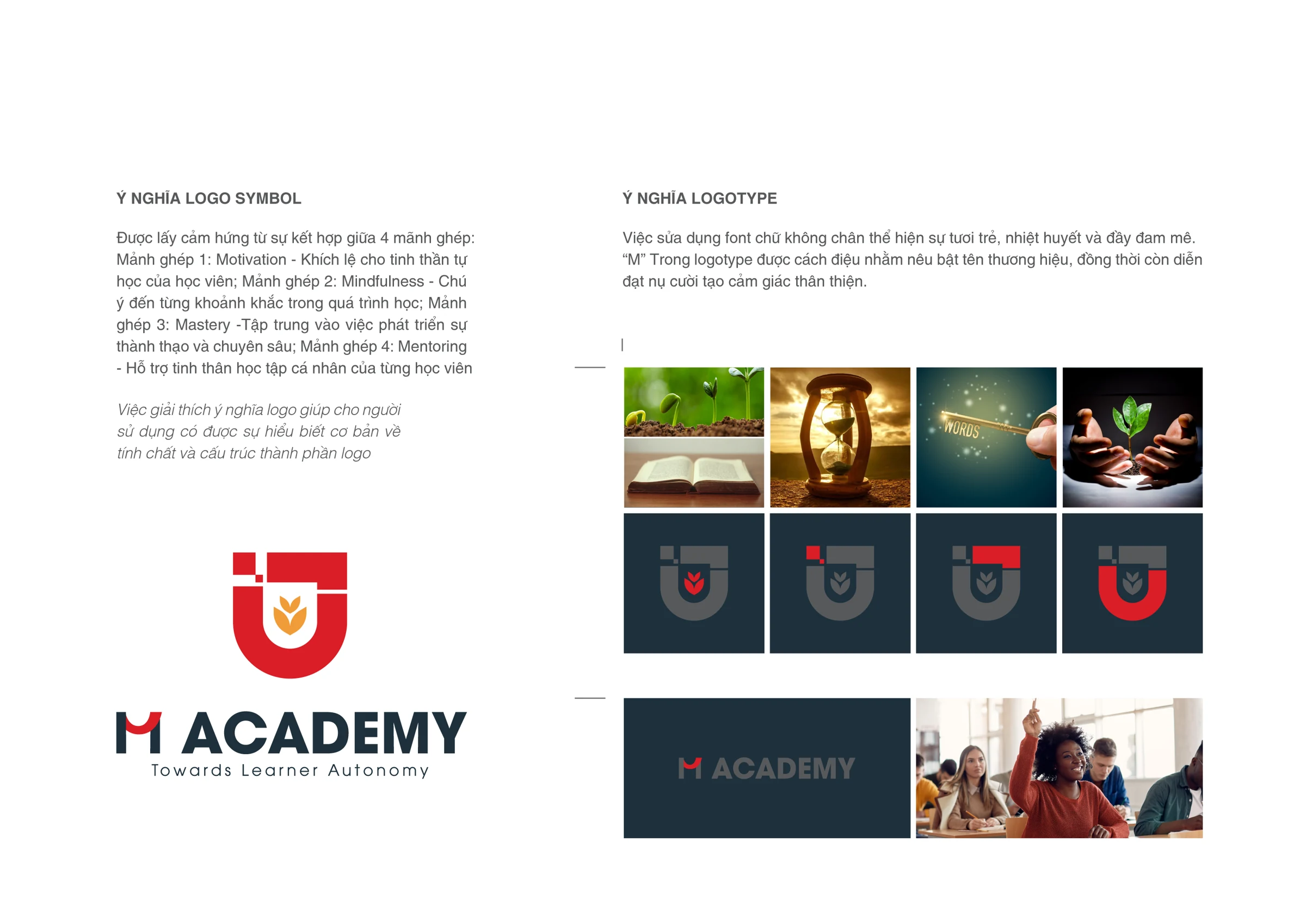 Logo concept and brand applications