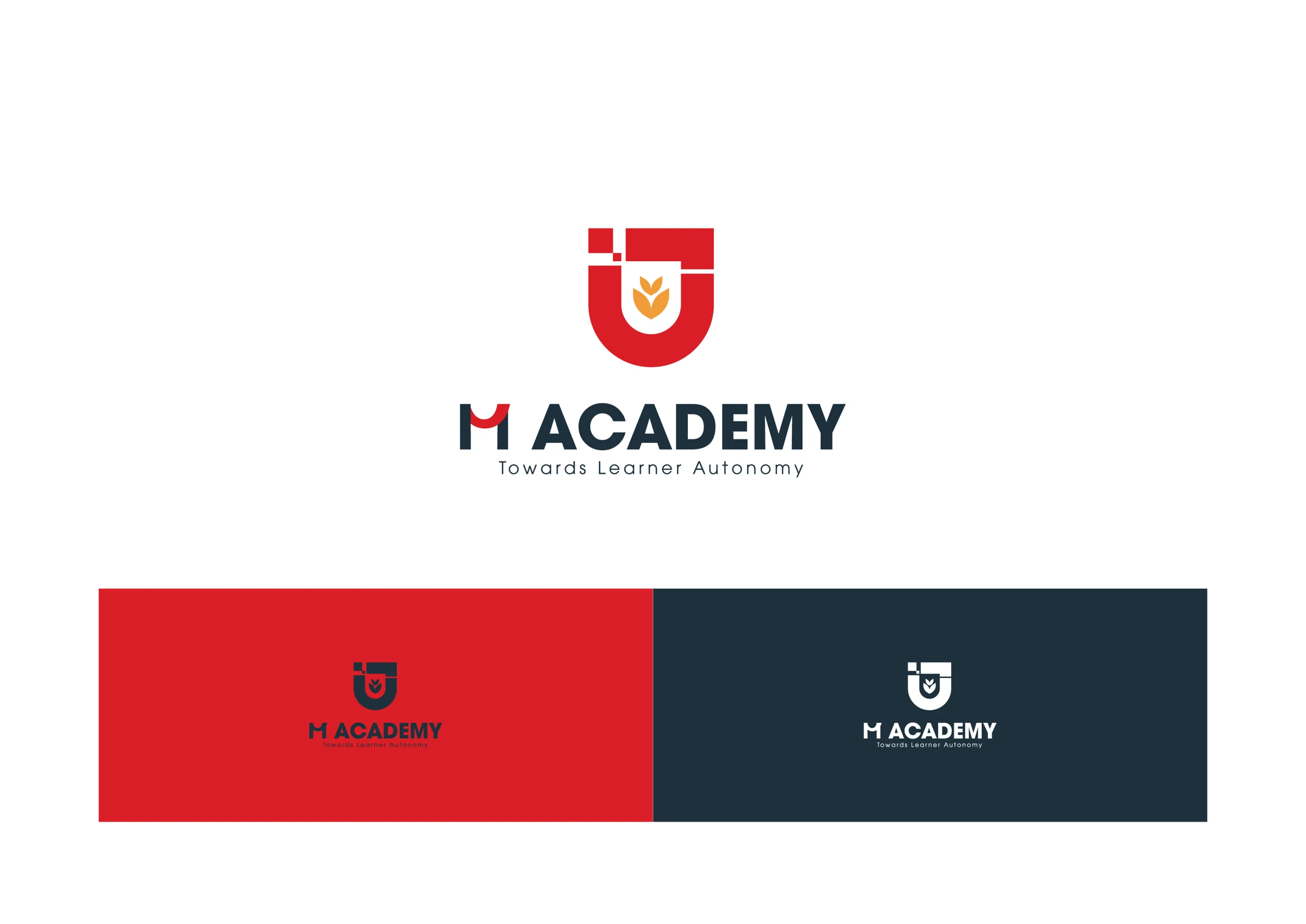 Brand logo color application design
