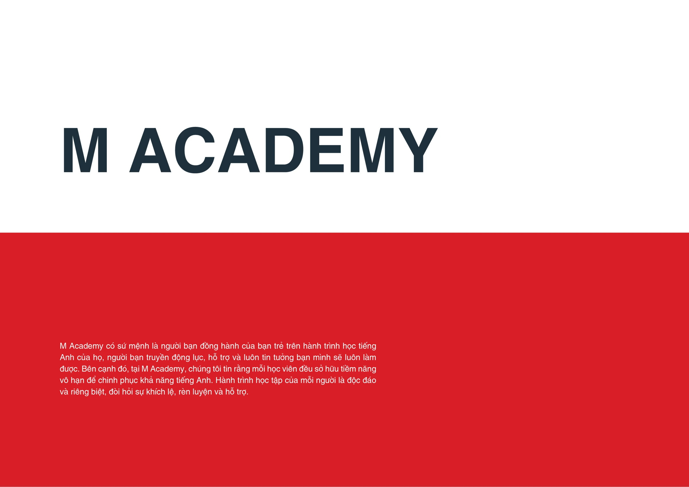 Brand typography system presentation design