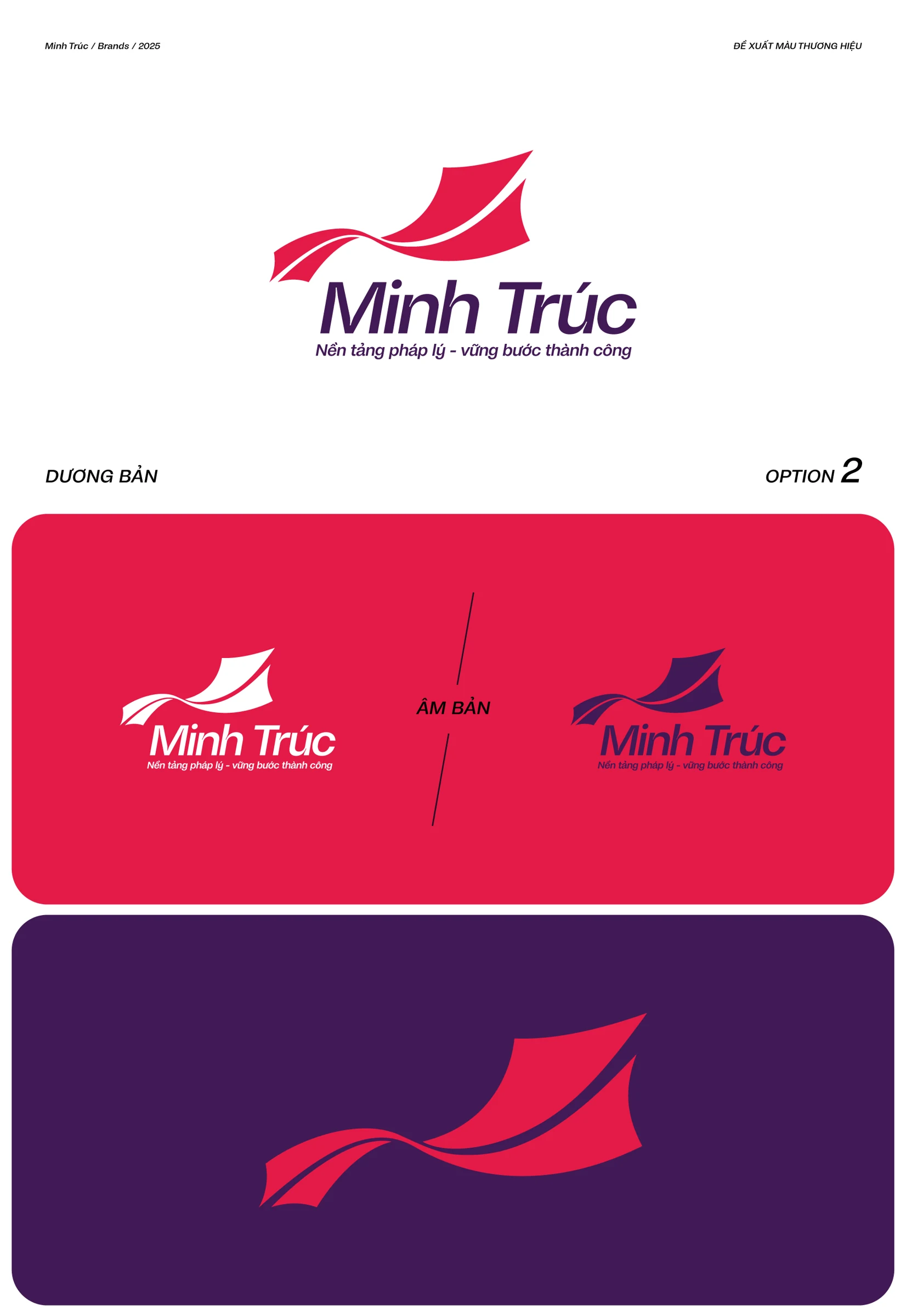 Brand color proposal presentation design