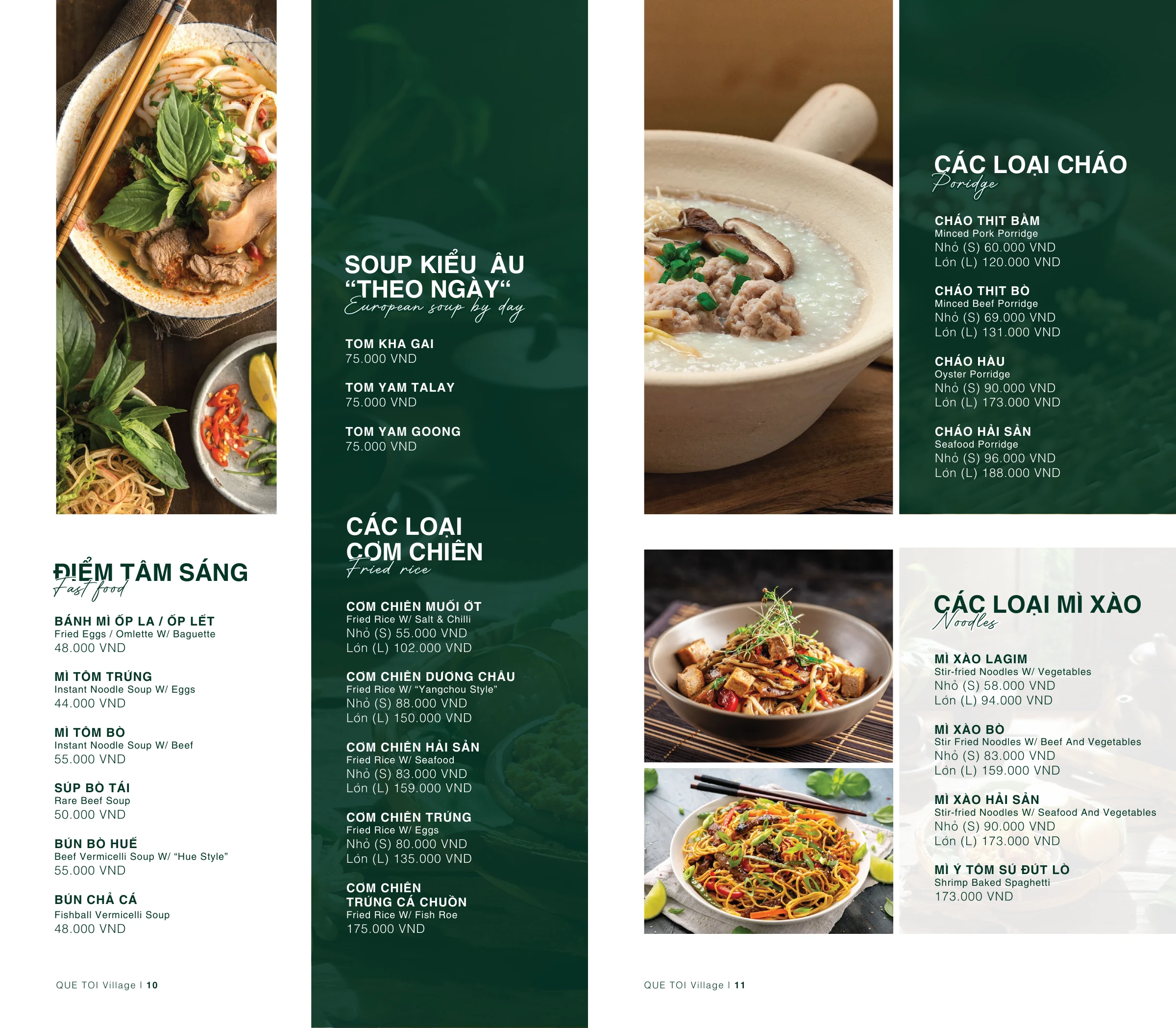Quê Tôi Village · Menu · Artwork 06