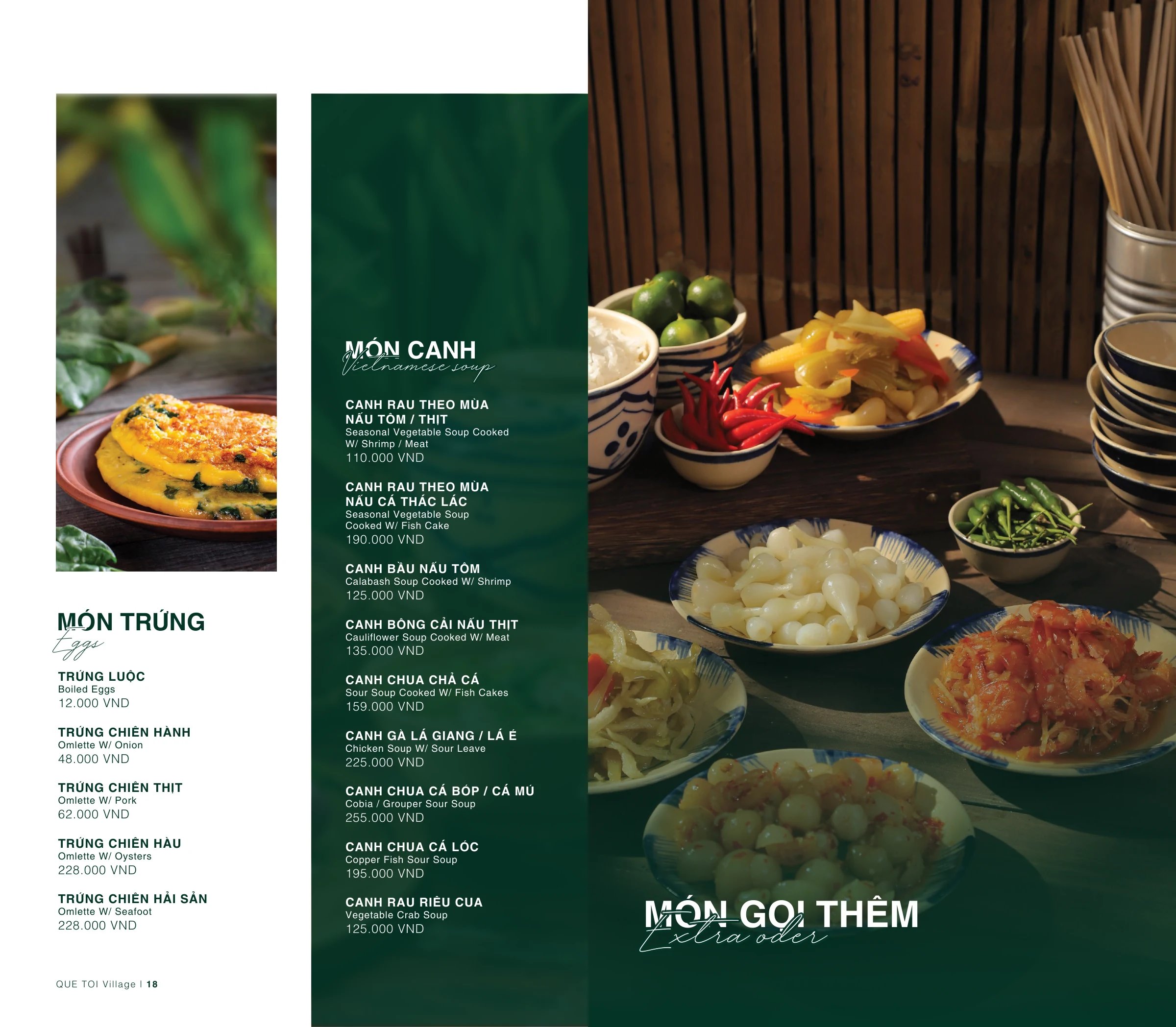 Quê Tôi Village · Menu · Artwork 10