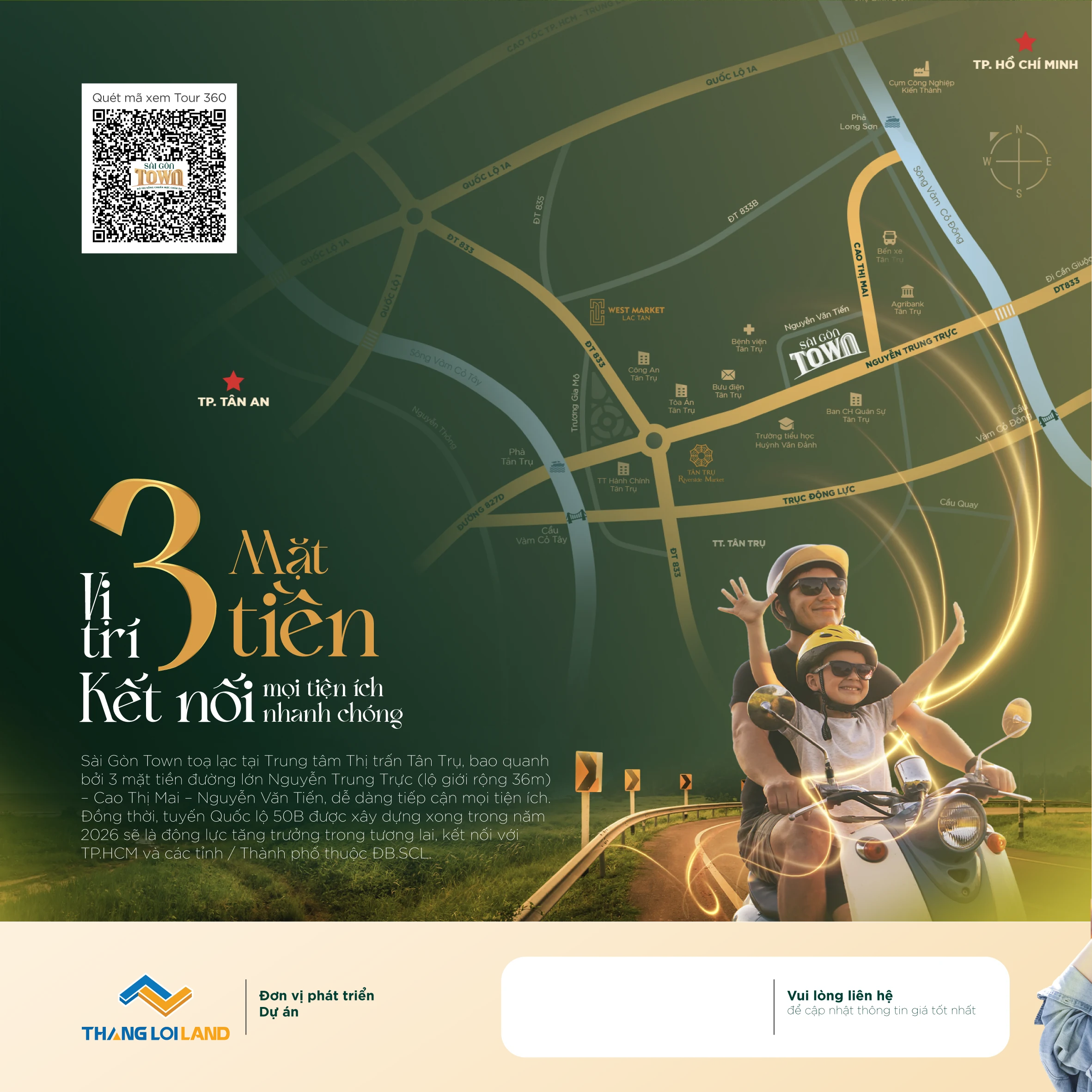 Property project information leaflet design