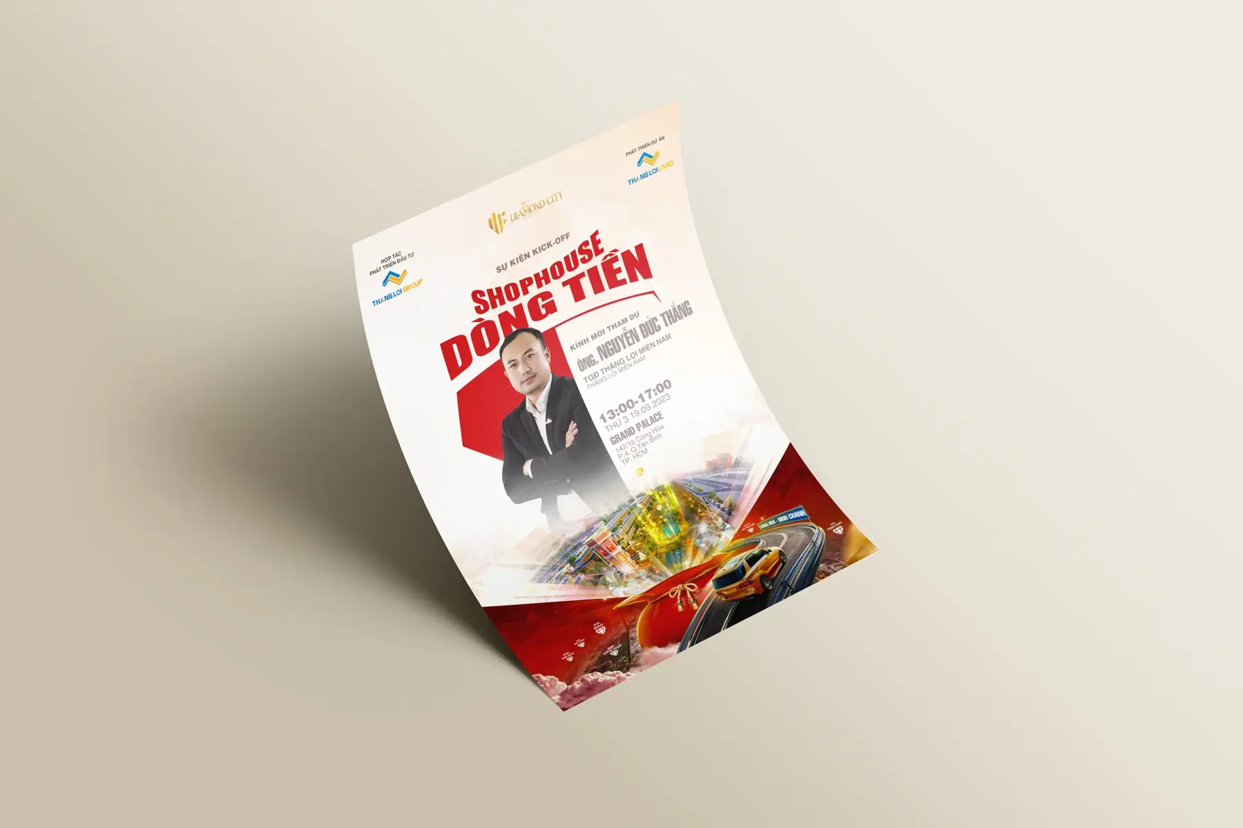Campaign communication promotional poster design