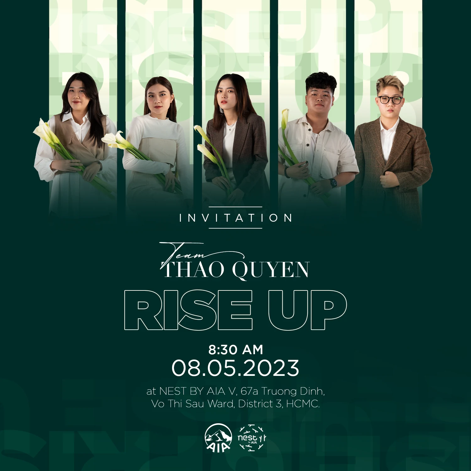 Campaign communication promotional poster design