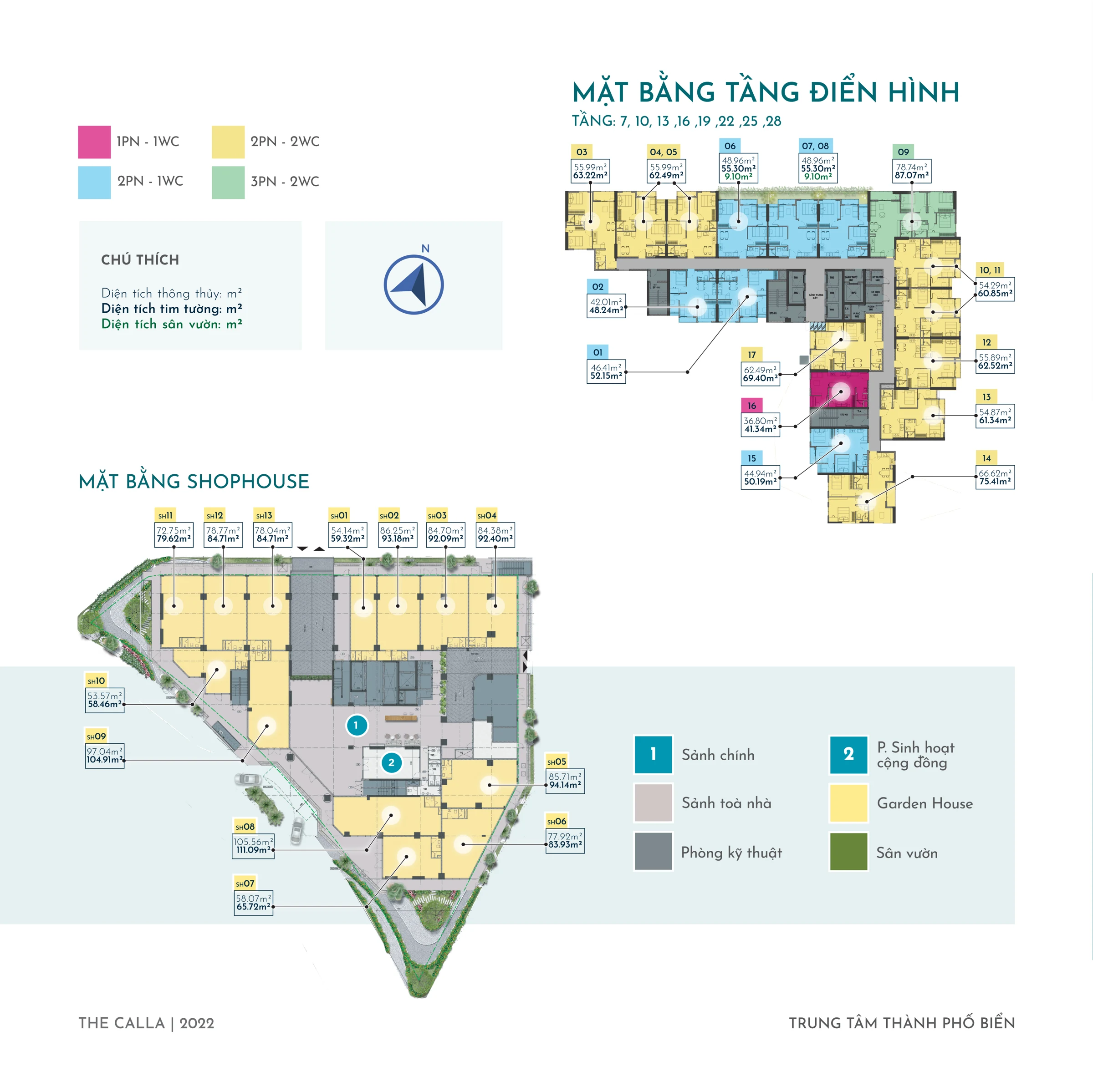 Typical floor plan brochure layout
