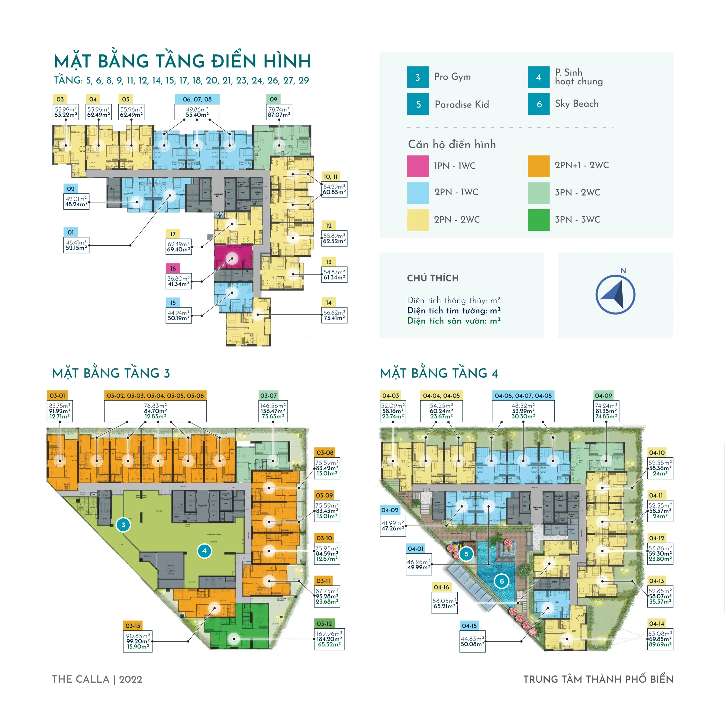 Apartment zoning brochure layout design