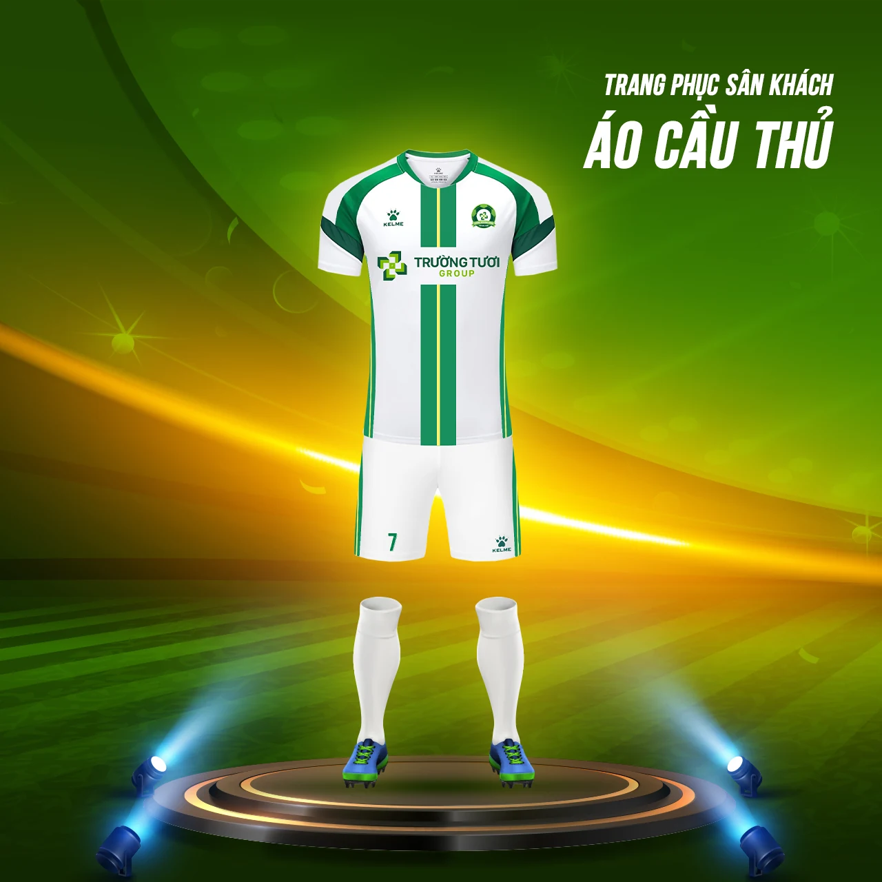Away kit announcement LED artwork
