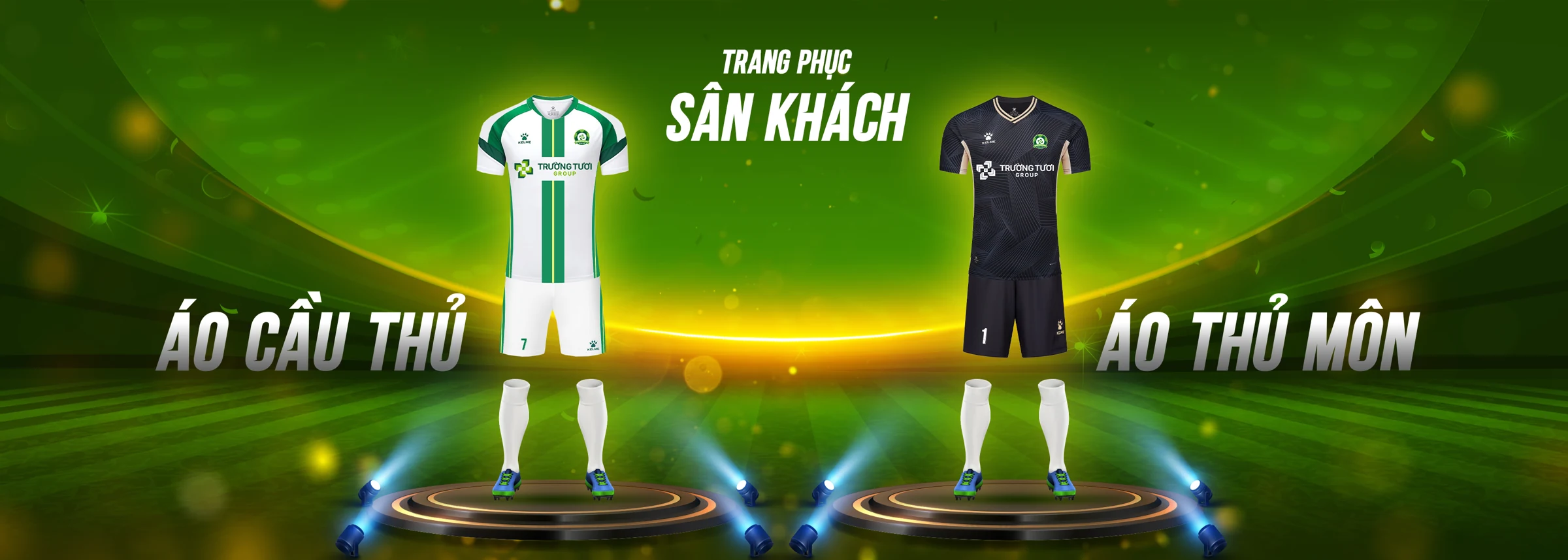 Away kit announcement LED artwork