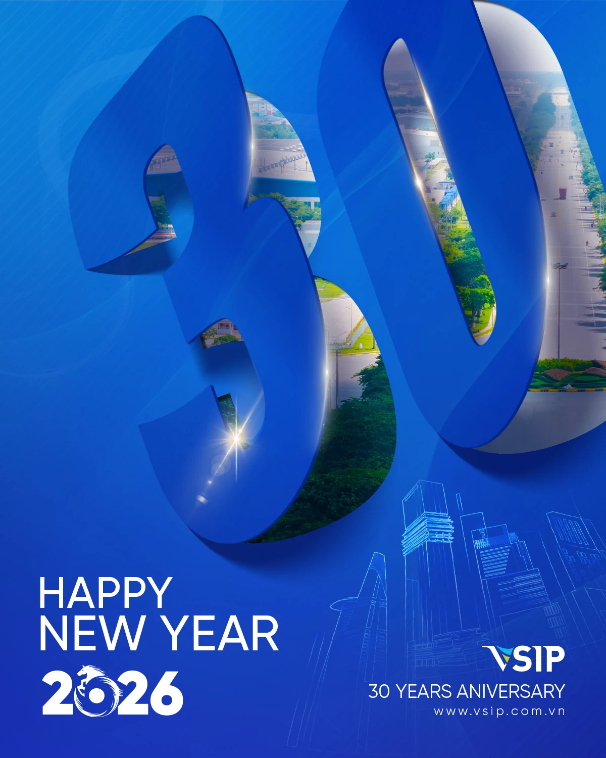New Year celebration poster design